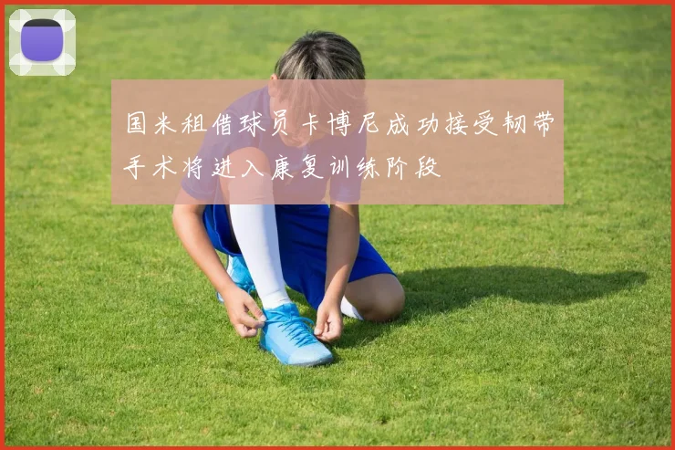 国米租借球员卡博尼成功接受韧带手术将进入康复训练阶段
